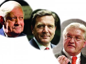 Schmidt, Schröder, Steinmeier