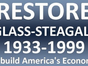 USA: GLASS-STEAGALL vil gøre kommercielle banker ’for sikre til at gå fallit’