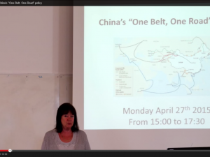 Helga Zepp-LaRouche: <br>Kinas politik for Ét bælte, én vej. <br>Seminar i København den 27. apr. 2015 (dansk)