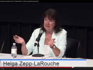 Helga Zepp-LaRouche besvarer spørgsmål på Konferencen på Manhattan, 6. juni 2015