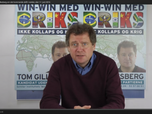 Folketingskandidat Tom Gillesberg om det kommende skift i verden