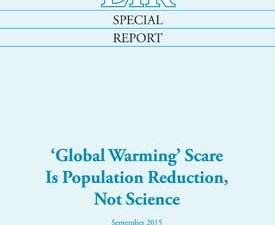 Pressekonference i New York: <br>EIR udgiver rapporten <br>»Skræmmekampagne om Global Opvarmning er Befolkningsreduktion <br>– ikke Videnskab«.