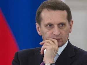 Rusland: Formand for Statsdumaen, Naryshkin:  <br>Dialog med Assad en nødvendighed