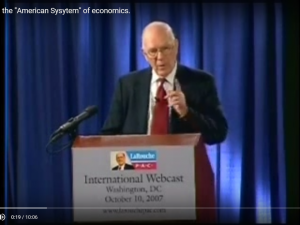 Video: Lyndon LaRouche: Om Det amerikanske, økonomiske System. Dansk udskrift