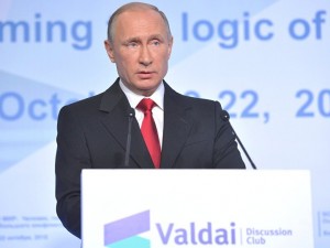 Putin i Valdai-klubben om krig og fred