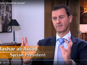 Præsident Bashar al-Assad interviewet af Hong Kongs Phoenix Tv