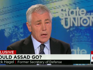 USA: Fhv. forsvarsminister Hagel understreger <br>opposition til de neokonservatives <br>’Assad-skal-væk’-strategi