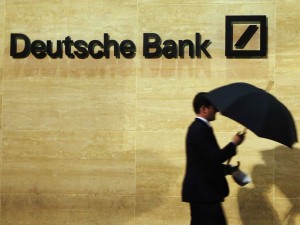 Deutsche Bank fører an i faldet
