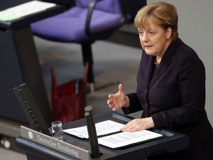 Rusland trækker på skuldrene ad kansler Merkels <br>opfordring til en flyveforbudszone over Syrien