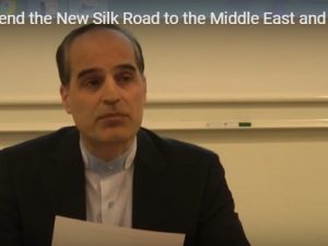 Den Nye Silkevej og Irans rolle: <br>Afskrift af Hr. Abbas Rasoulis tale til <br>Schiller Instituttets of EIR’s seminar på Frederiksberg den 18. april 2016