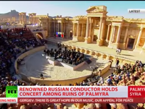 Russisk orkesterkoncert i det klassiske amfiteater i Palmyra –<br> et magtfuldt fingerpeg om håb for fremtiden