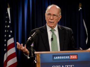 Lyndon LaRouche: <br>’Hold op med at være bange; <br>Gå derud og vind!’