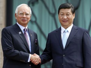 Ny økonomisk verdensorden: Malaysias premierminister Najib i Kina <br>– endnu et søm i Obamas ’Omdrejningspunkt Asien’-ligkiste