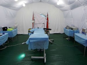 Rusland skænker mobilt hospital til Syrien