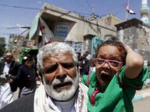 Yemen: 17 millioner mennesker trues af hungersnød gennem saudisk krig; <br>Det var Trumps fjender, der støttede krigen mod Yemen