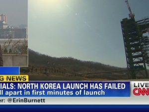 Nordkorea lancerer endnu en mislykket missiltest