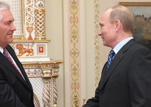 Kremls talmand udtaler sig om præsident Putins møde med Rex Tillerson