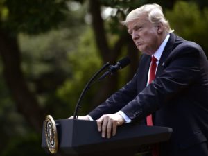 Præsident Trump annoncerede torsdag, at USA forlader Paris-klimaaftale