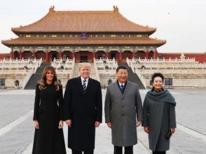 USA høster af Trumps besøg i Kina; <br>Det må også så