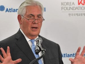 USA’s udenrigsminister Tillerson gør det klart, <br>at vi har brug for russisk samarbejde om Korea