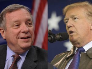 Trump versus Durbin: Hvem er den virkelige <br>hykler, der nærer institutionel racisme? <br>Hvorfor sker det netop nu?