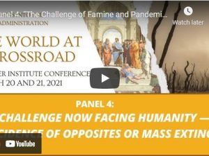 Panel 4: Udfordringen ved hungersnød og pandemier: <br> Modsætningernes sammenfald eller masseudryddelse?