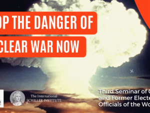 Videokonference med talerlisten: Stop faren for atomkrig nu. <br>Tirsdag den 22. november eller senere