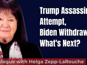 Attentatforsøg på Trump, Bidens tilbagetrækning – hvad bliver det næste?<br>  Webcast med Helga Zepp-LaRouche, Schiller Instituttets grundlægger og formand